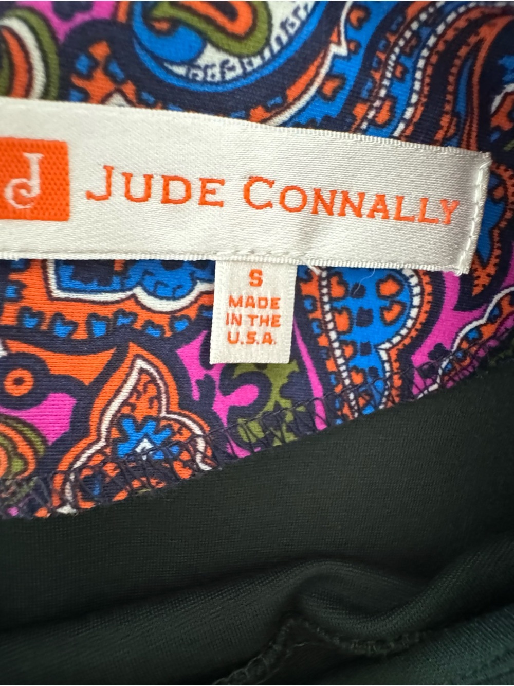 Jude Connally Deep Green Long Sleeve Shift Dress Women’s Size S Made in USA - Picture 6 of 7